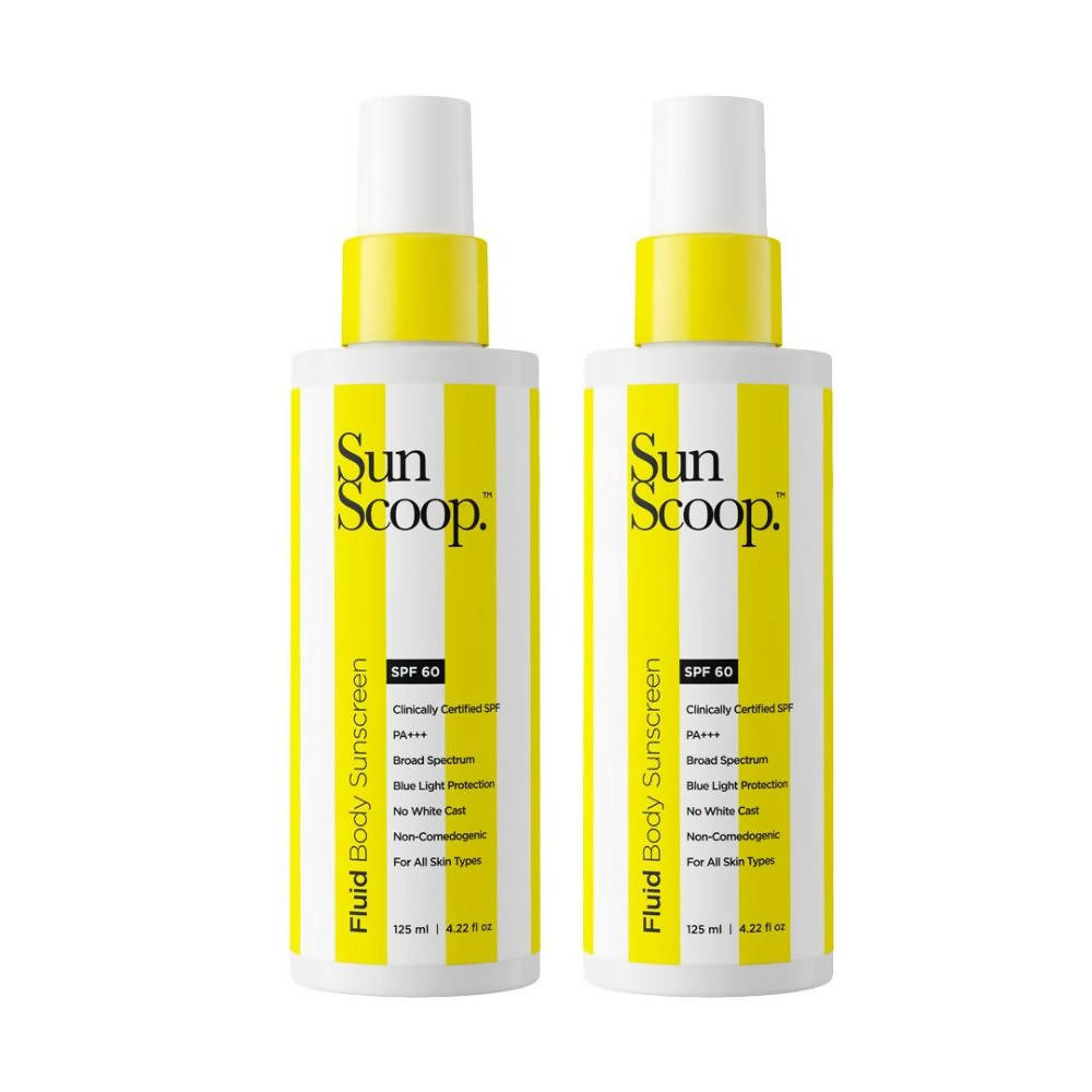 Sun Scoop Fluid Body Sunscreen SPF 60 - Distacart