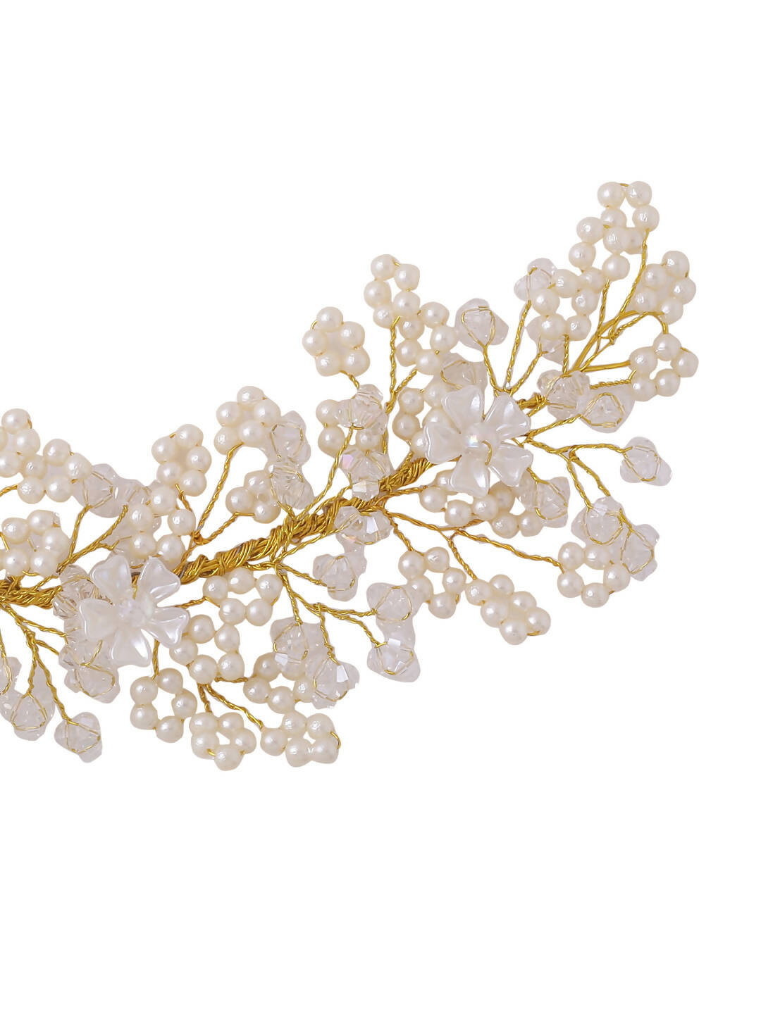 NVR Women Embellished Beaded Hair Accessory Set - Distacart