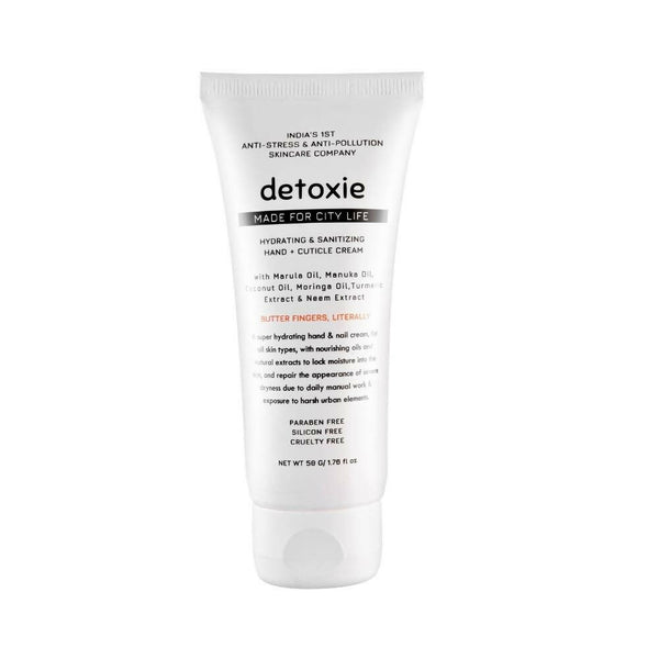 Detoxie Hydrating & Sanitizing Hand & Cuticle Cream - Distacart