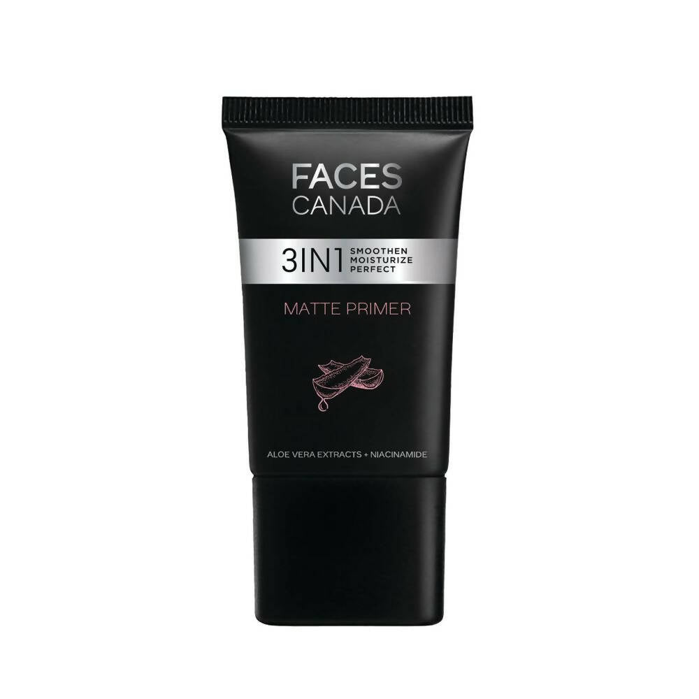 Faces Canada 3in1 Matte Primer - Oil-Free & Matte Finish - Distacart