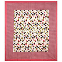 Thumbnail for Vamika Printed Cotton Pink & Multicolor Bedsheet With Pillow Covers (LEOC_CHKM_P) - Distacart