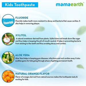 Mamaearth Awesome Orange Toothpaste For Kids