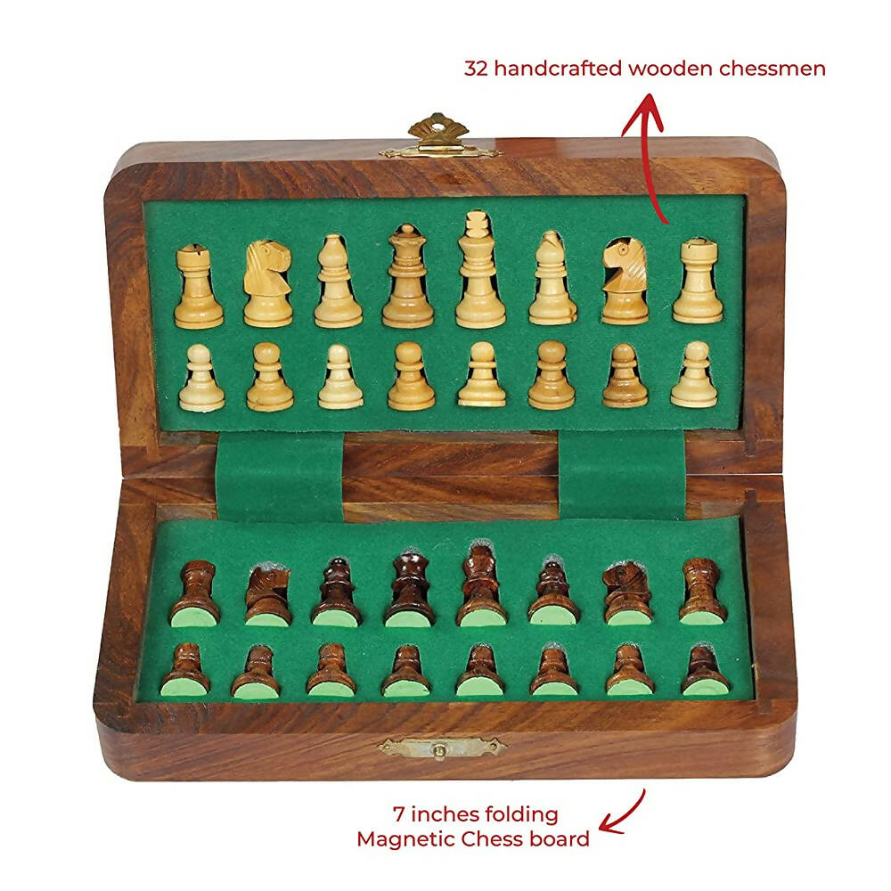 Desi Toys Magnetic Chess /Chumbak Satranj 7 inch - Distacart