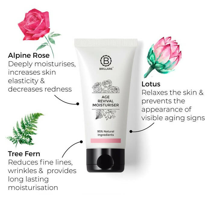 Brillare Age Revival Moisturiser For Ageing Skin - Distacart