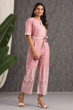 Thumbnail for Juniper Women Onionpink Rayon Printed Straight Jumpsuit - Distacart