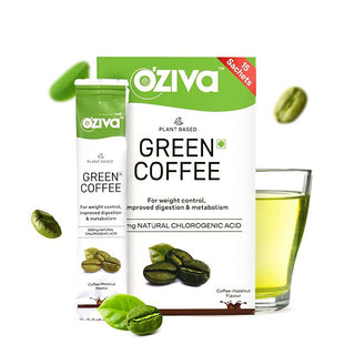 OZiva Plant Based Green Coffee-Coffee & Hazelnut Flavor - Distacart