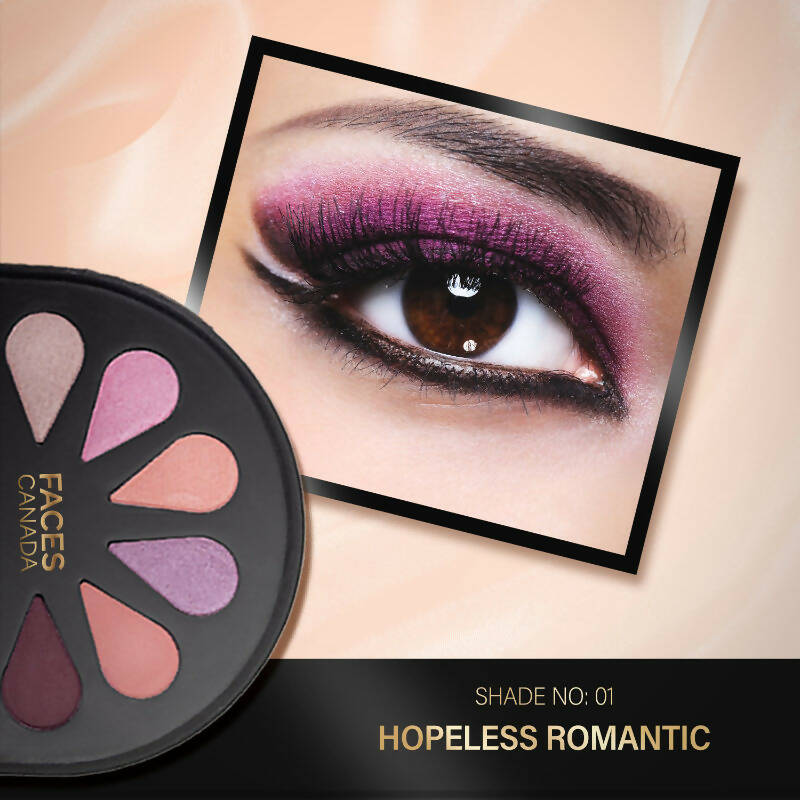 Faces Canada 6 In 1 Eyeshadow Palette - Hopeless Romantic - Distacart