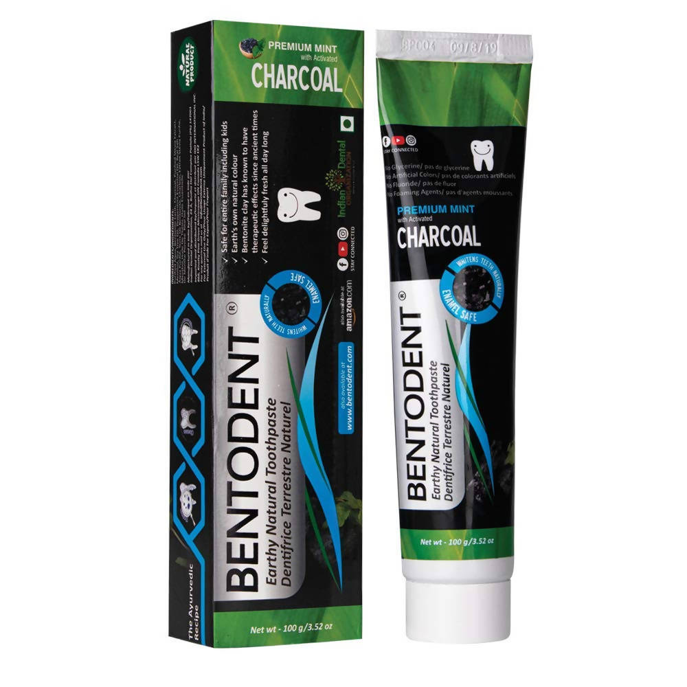 Bentodent Activated Charcoal Toothpaste - Distacart