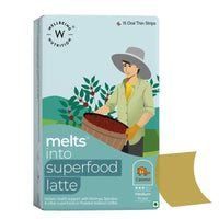 Thumbnail for Wellbeing Nutrition Melts Superfood Latte Strips - Caramel Flavor - Distacart