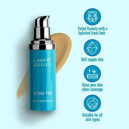 Lakme Absolute Hydra Pro Tinted Moisturiser - Distacart