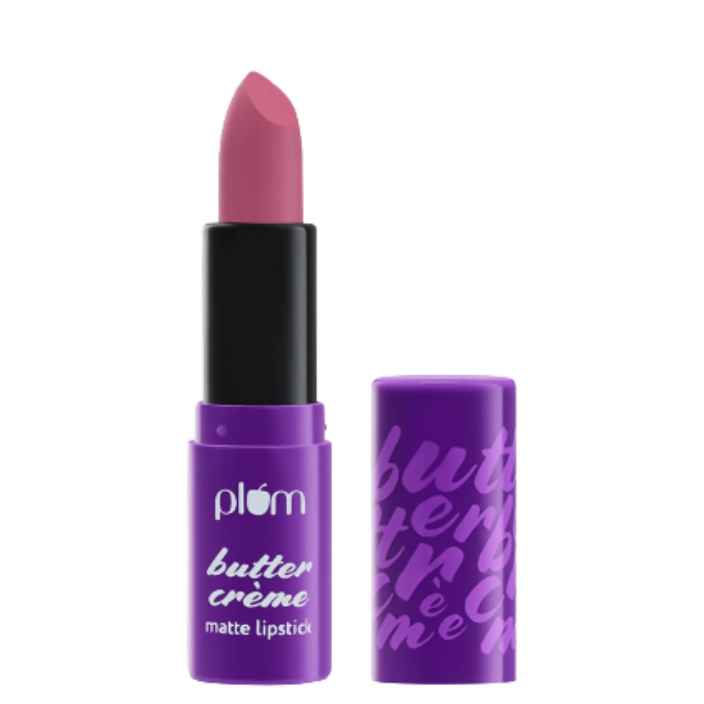 Plum Butter Crème Matte Lipstick Pinkadoodle - 123 (Brownish Pink) - Distacart