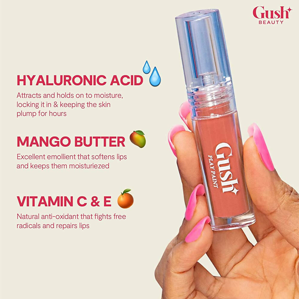 Gush Beauty Play Paint Airy Fluid Lipstick - Creamy Matte - Distacart