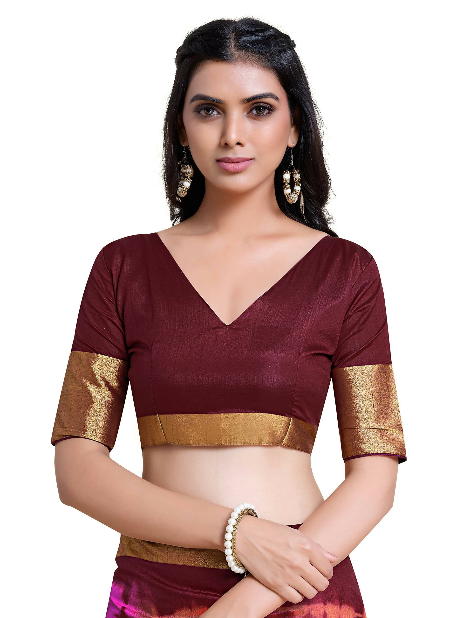 Mimosa Women's Banarasi Silk Multicolor Saree - Distacart