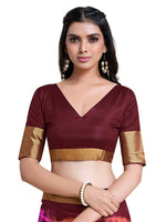 Thumbnail for Mimosa Women's Banarasi Silk Multicolor Saree - Distacart