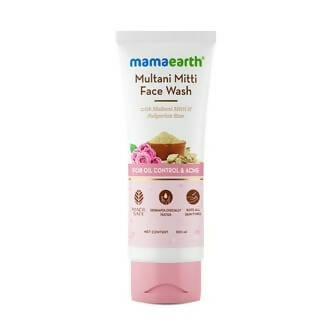 Mamaearth Multani Mitti Face Wash With Multani Mitti & Bulgarian Rose - Distacart