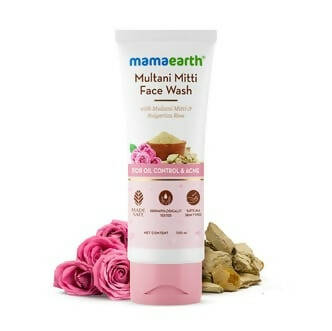 Mamaearth Multani Mitti Face Wash With Multani Mitti & Bulgarian Rose - Distacart