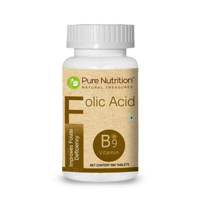 Pure Nutrition Folic Acid Vitamin B9 Tablets Distacart