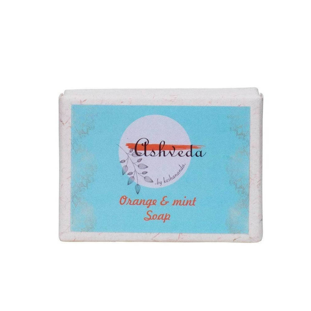 Keshananda Ashveda Orange and Mint Soap - Distacart