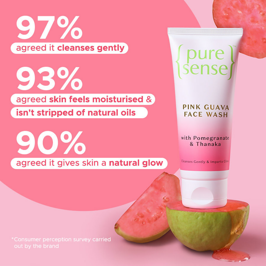 PureSense Pink Guava Face Wash - Distacart