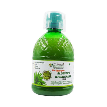 Farm Naturelle Aloe Vera Wheat Grass Juice - Distacart