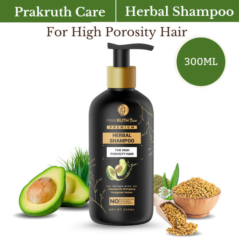 Prakruth Ayurvedic Premium Herbal High Porosity Shampoo - Distacart