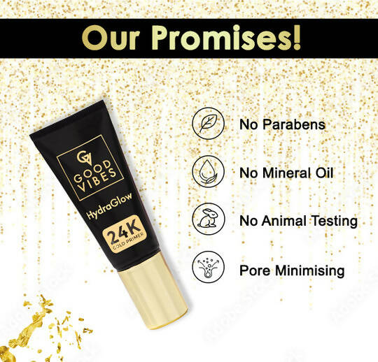 Good Vibes HydraGlow 24K Gold Primer - Distacart