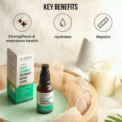 Dr. Sheth's Cica & Ceramide Overnight Repair Serum - Distacart