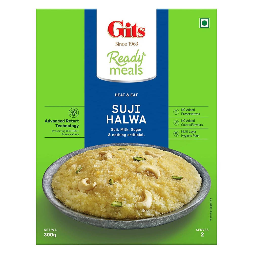 Gits Ready Meals Heat & Eat Suji Halwa - Distacart