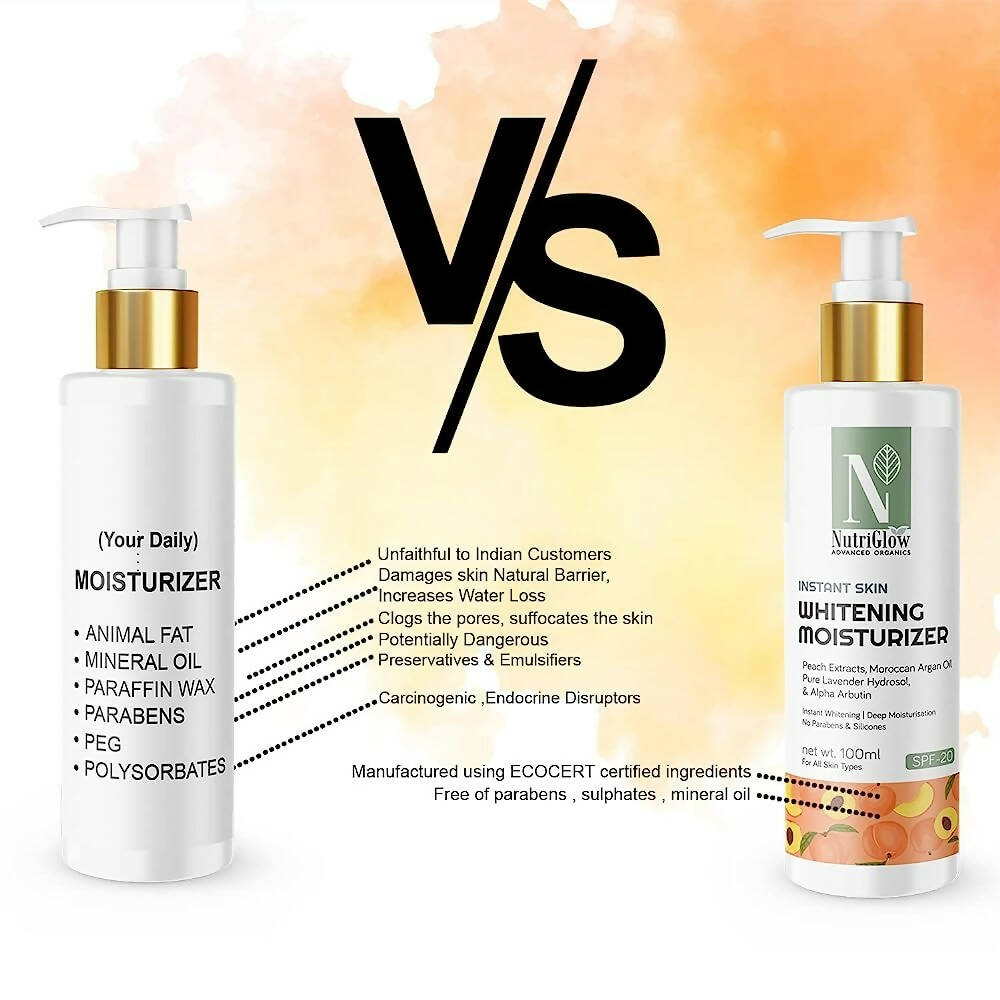NutriGlow Advanced Organics Moisturizer SPF 20 - Distacart