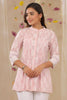 Juniper Women Lavender Cambric Printed A-Line Tunic - Distacart