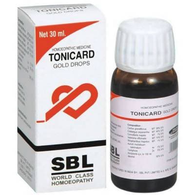 SBL Homeopathy Tonicard Gold Drops