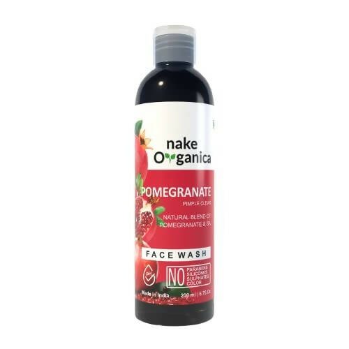 Nake Organica Pomegranate Pimple Clear Face Wash - Distacart