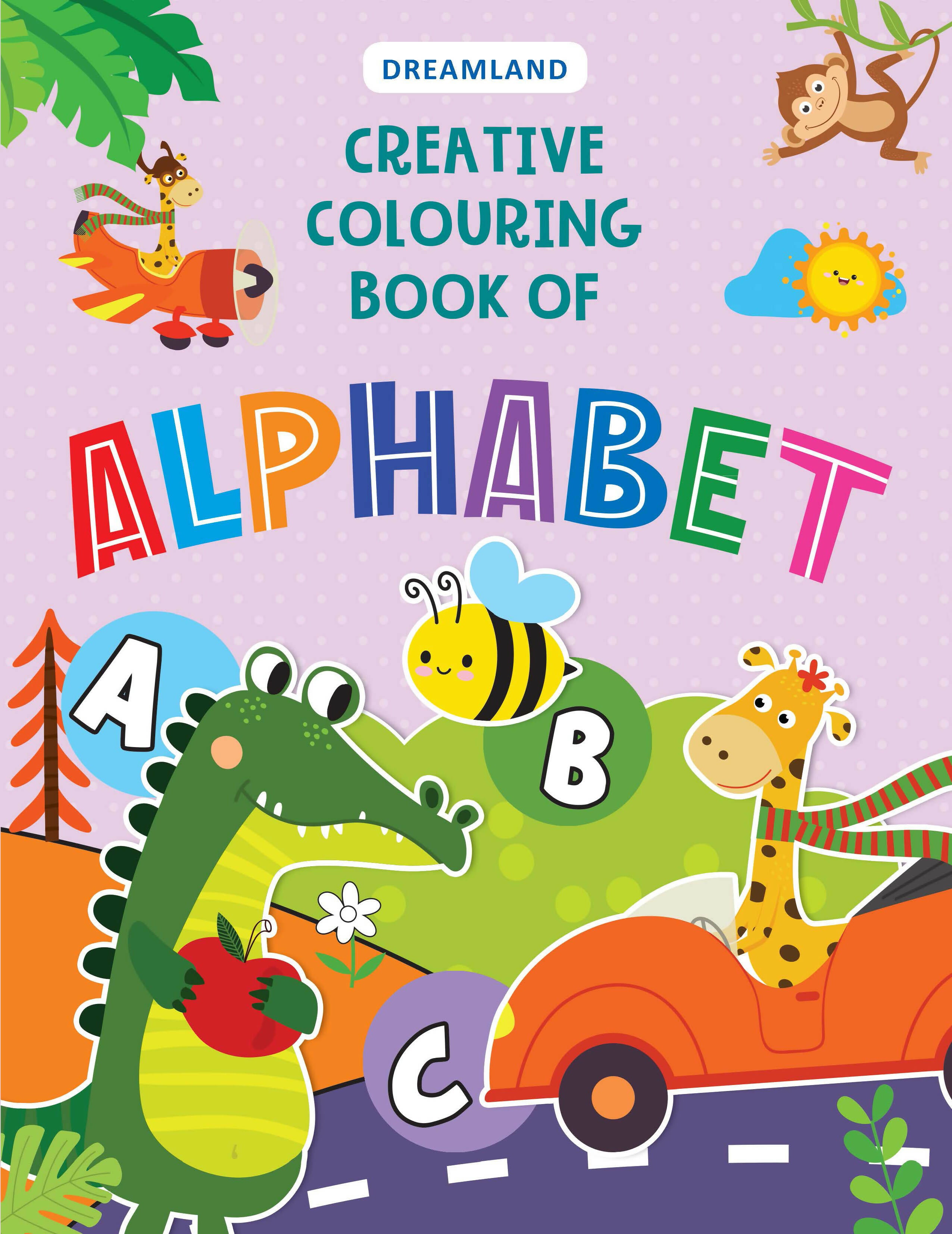 Dreamland Creative Colouring Book - Alphabet - Distacart