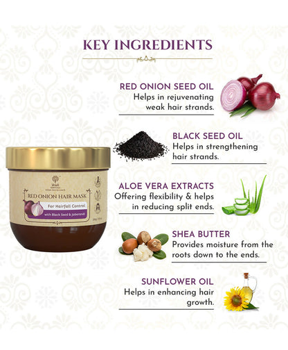 Khadi Essentials Onion Hair Mask - Distacart