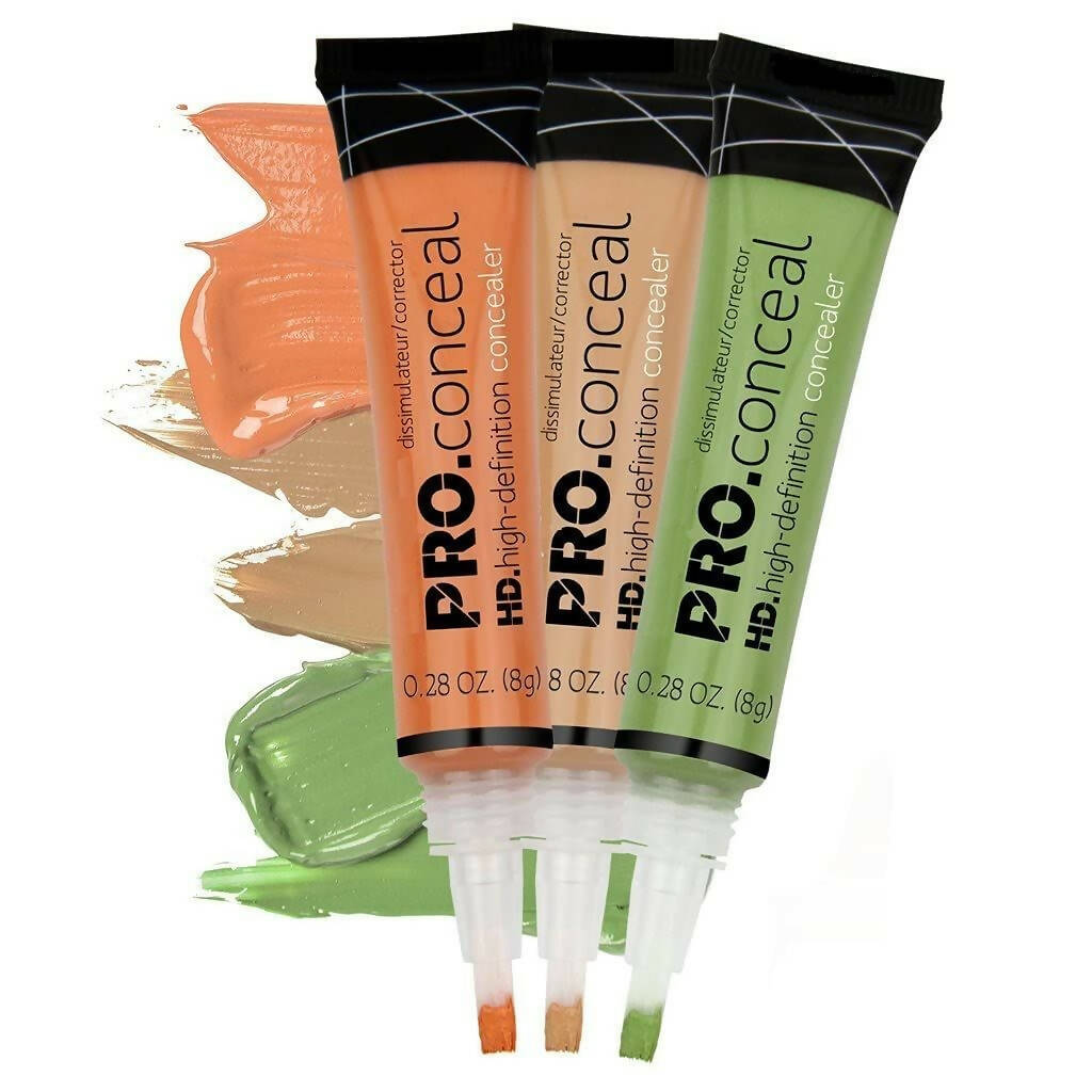 Favon Fab Secret Pack of 3 Concealer (Contour/Corrector) (Orange, Green, Beige) - Distacart