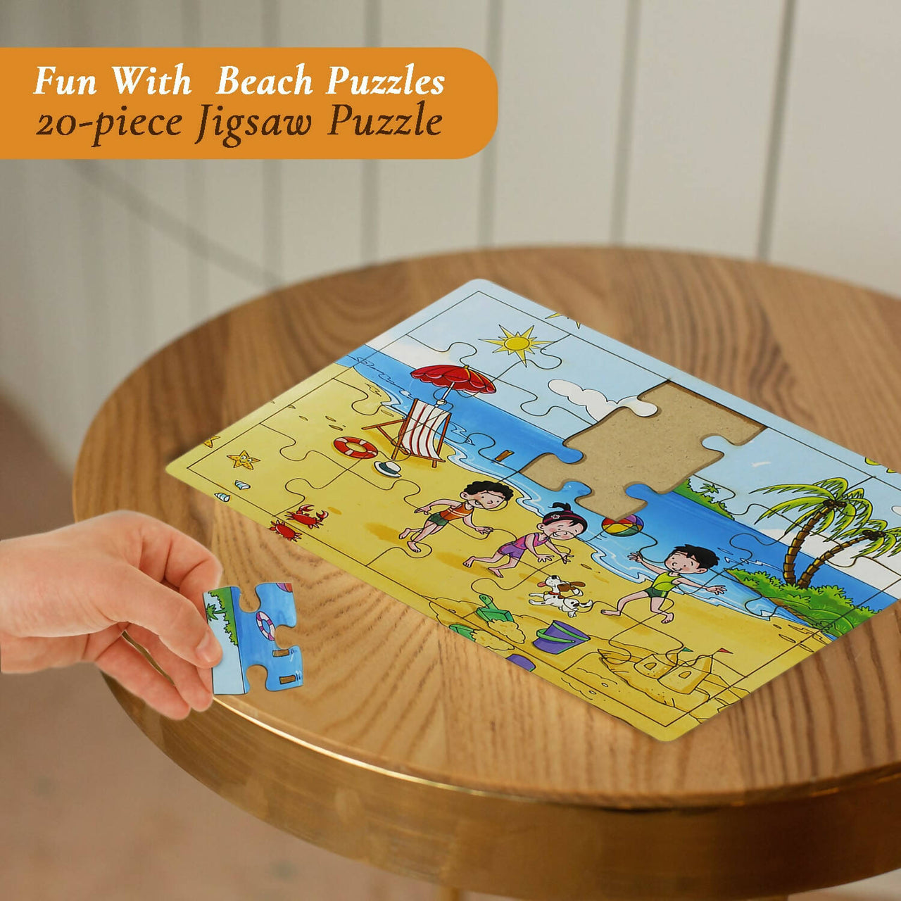 Matoyi Beach Jigsaw Puzzle For Kids - Distacart