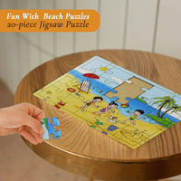 Thumbnail for Matoyi Beach Jigsaw Puzzle For Kids - Distacart