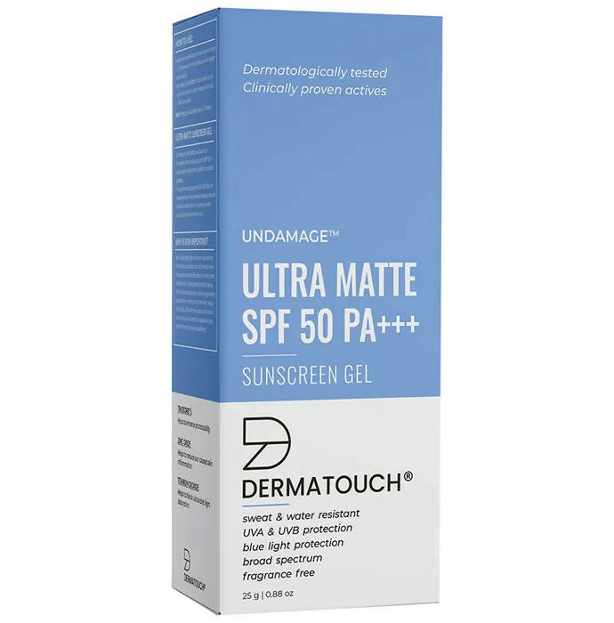 Dermatouch Ultra Matte Sunscreen Gel SPF 50 PA+++ - Distacart