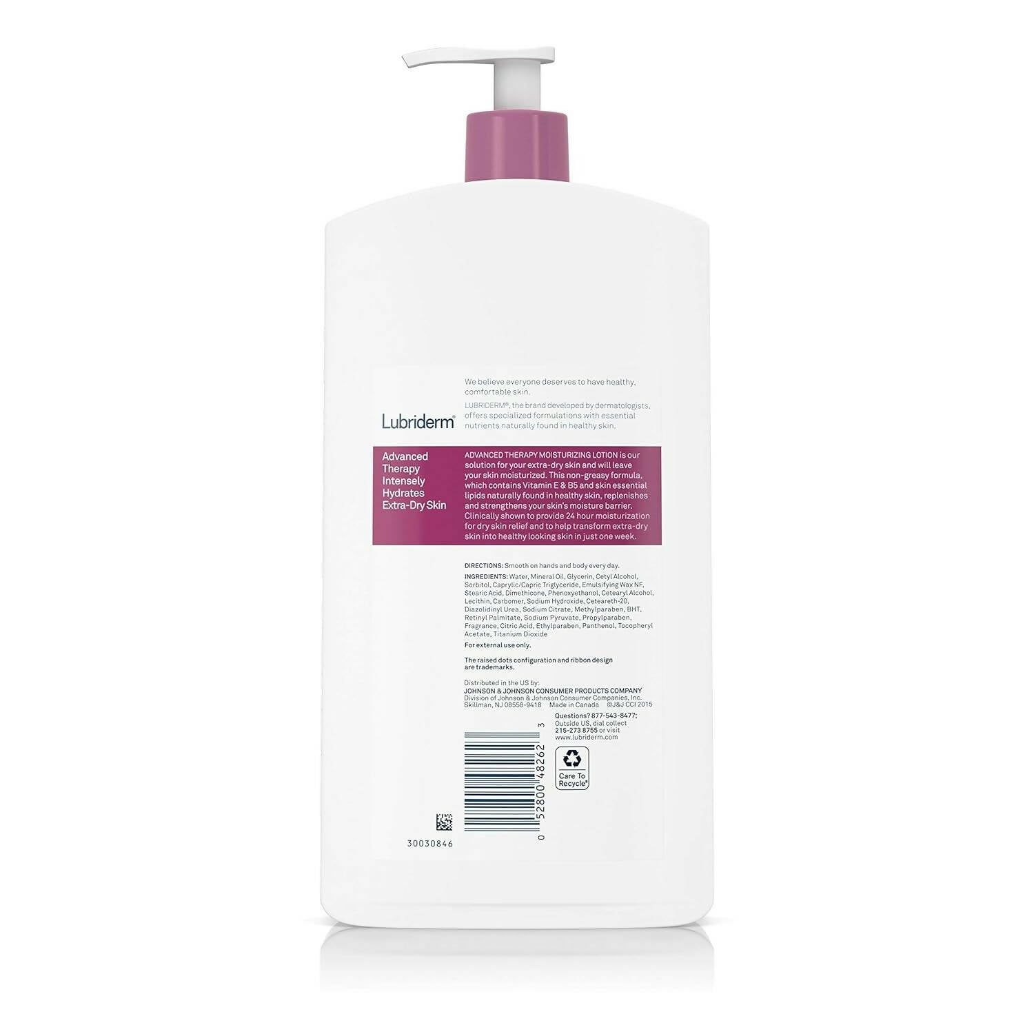 Lubriderm Advanced Therapy Moisturizing Hand And Body Lotion - Distacart