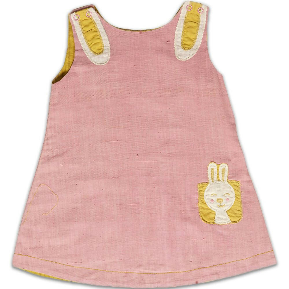 Mhyssa Pink Sleeveless A-line Frock - Distacart