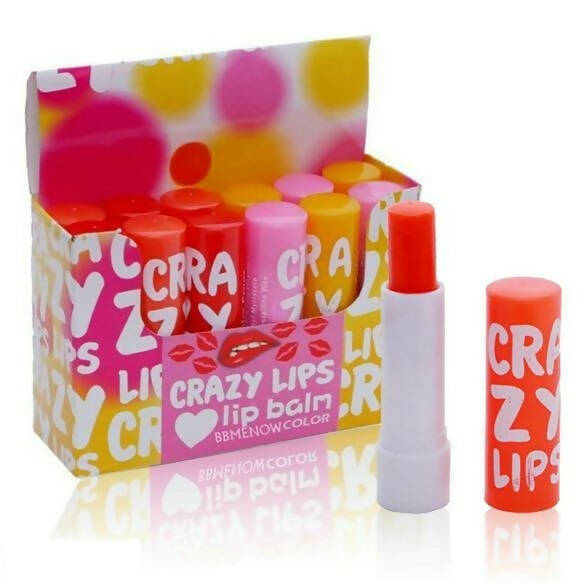Favon Pack of 12 Multicolor Crazy Lip Balms - Distacart