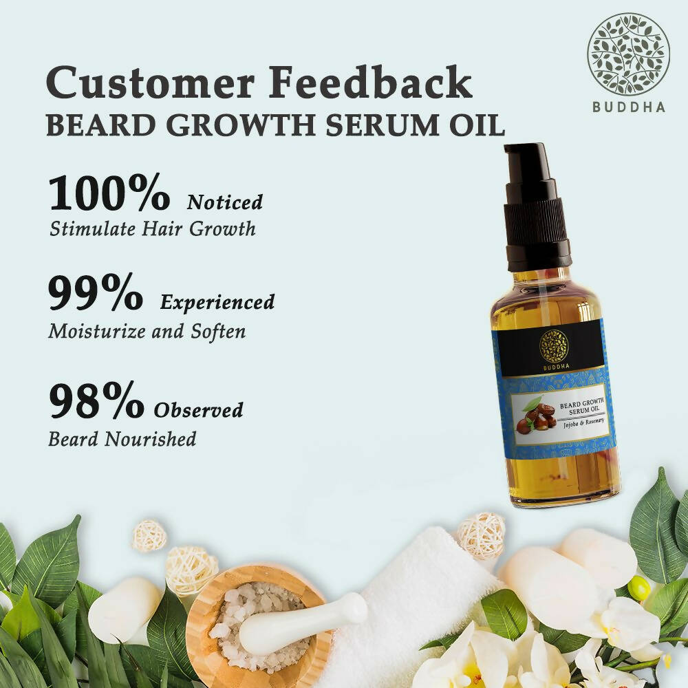 Buddha Natural Beard Growth Oil Serum - Distacart