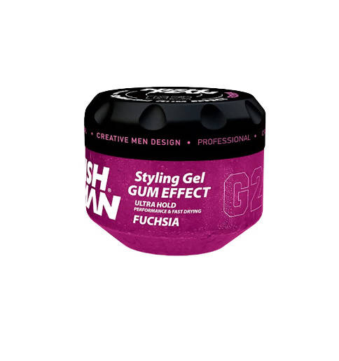 Nishman Hair Styling Gummy Gel Fuchsia - Wet Look - Distacart