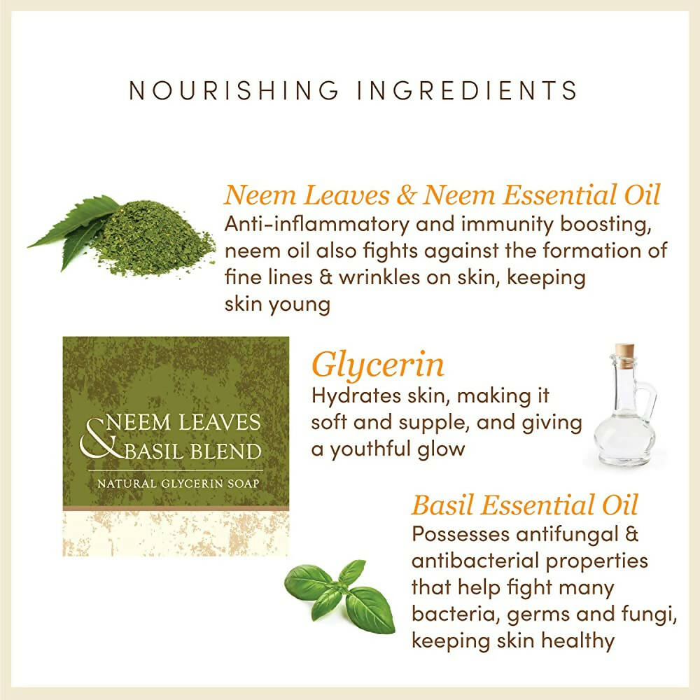 The Earth Reserve Neem Leaves & Basil Blend Soap - Distacart