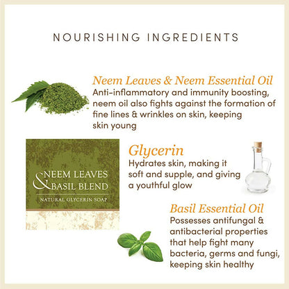 The Earth Reserve Neem Leaves & Basil Blend Soap - Distacart