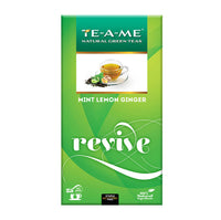 Thumbnail for Teame Mint Lemon Ginger Revive Tea Bags - Distacart