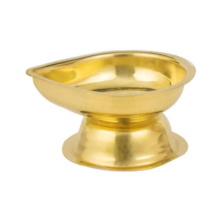 Spillbox Gold-Toned Brass Diya Stand Pooja Essential - Distacart
