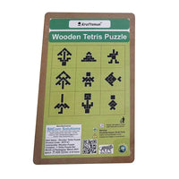 Thumbnail for Kraftsman Wooden Tetris Jigsaw Puzzle Board | Made In India (Tetris Board) - Distacart