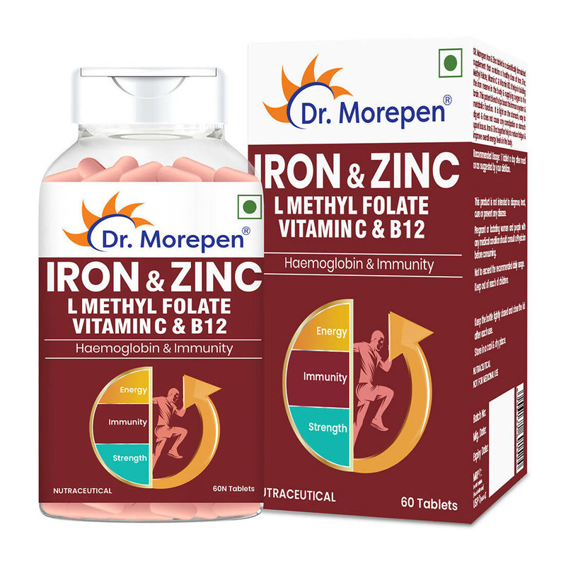 Dr. Morepen Iron &amp; Zinc Tablets - Distacart