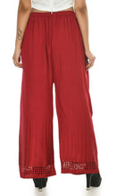 Thumbnail for Mominos Fashion Moeza Reyon Cotton Maroon Color Cut Work Palazzo